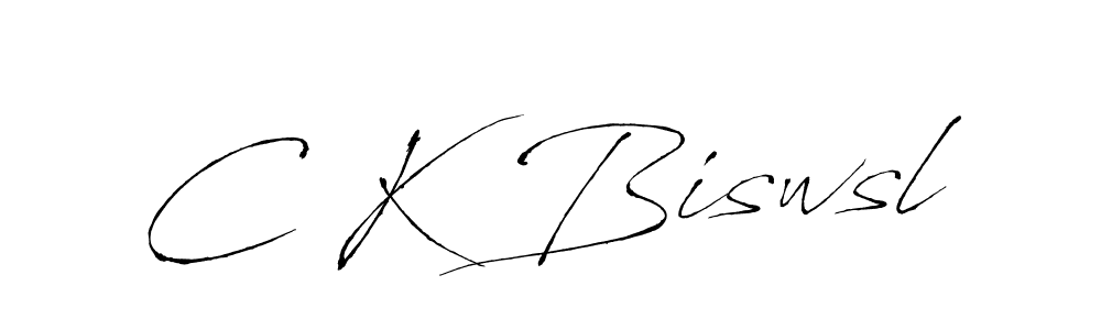 if you are searching for the best signature style for your name C K Biswsl. so please give up your signature search. here we have designed multiple signature styles  using Antro_Vectra. C K Biswsl signature style 6 images and pictures png