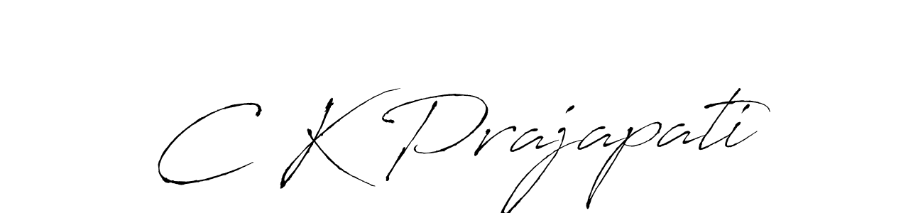 You should practise on your own different ways (Antro_Vectra) to write your name (C K Prajapati) in signature. don't let someone else do it for you. C K Prajapati signature style 6 images and pictures png
