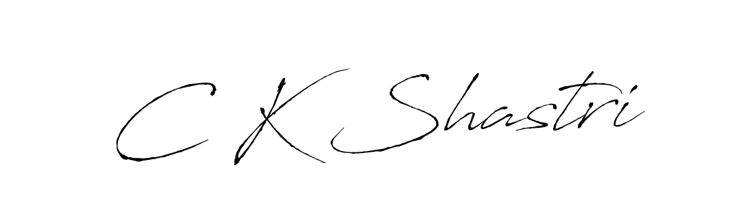 How to make C K Shastri name signature. Use Antro_Vectra style for creating short signs online. This is the latest handwritten sign. C K Shastri signature style 6 images and pictures png