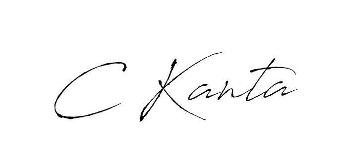 Create a beautiful signature design for name C Kanta. With this signature (Antro_Vectra) fonts, you can make a handwritten signature for free. C Kanta signature style 6 images and pictures png