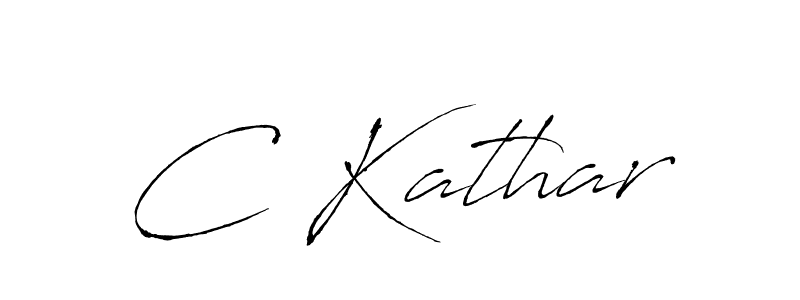 Best and Professional Signature Style for C Kathar. Antro_Vectra Best Signature Style Collection. C Kathar signature style 6 images and pictures png