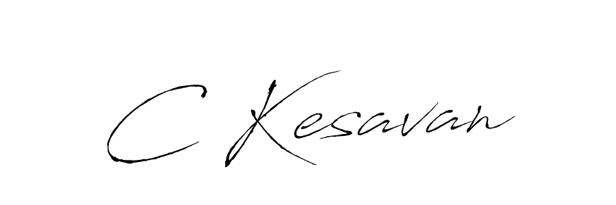 Use a signature maker to create a handwritten signature online. With this signature software, you can design (Antro_Vectra) your own signature for name C Kesavan. C Kesavan signature style 6 images and pictures png