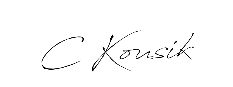 Best and Professional Signature Style for C Kousik. Antro_Vectra Best Signature Style Collection. C Kousik signature style 6 images and pictures png