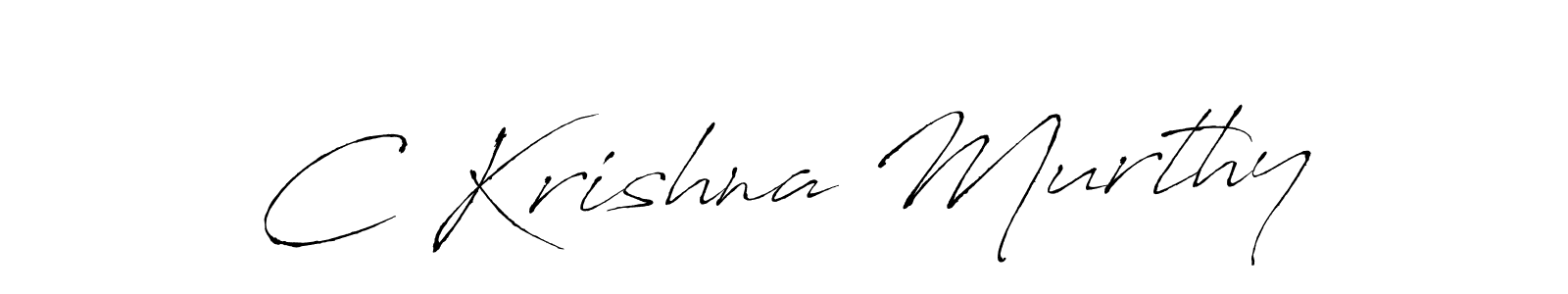 Make a beautiful signature design for name C Krishna Murthy. With this signature (Antro_Vectra) style, you can create a handwritten signature for free. C Krishna Murthy signature style 6 images and pictures png