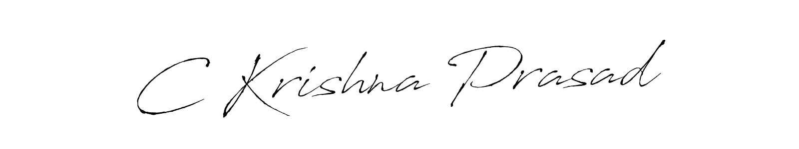 You should practise on your own different ways (Antro_Vectra) to write your name (C Krishna Prasad) in signature. don't let someone else do it for you. C Krishna Prasad signature style 6 images and pictures png