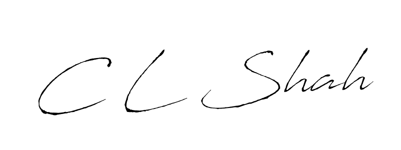 How to Draw C L Shah signature style? Antro_Vectra is a latest design signature styles for name C L Shah. C L Shah signature style 6 images and pictures png