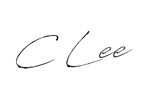 You should practise on your own different ways (Antro_Vectra) to write your name (C Lee) in signature. don't let someone else do it for you. C Lee signature style 6 images and pictures png