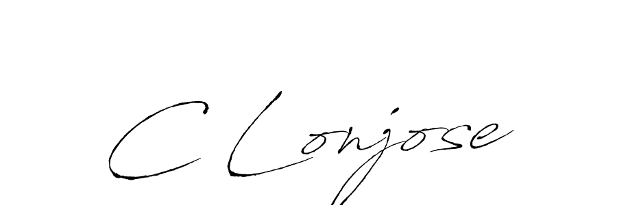 This is the best signature style for the C Lonjose name. Also you like these signature font (Antro_Vectra). Mix name signature. C Lonjose signature style 6 images and pictures png