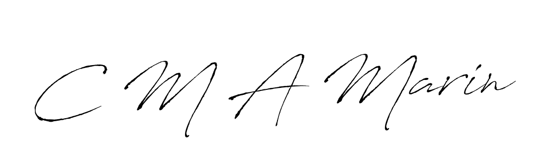 Also we have C M A Marin name is the best signature style. Create professional handwritten signature collection using Antro_Vectra autograph style. C M A Marin signature style 6 images and pictures png