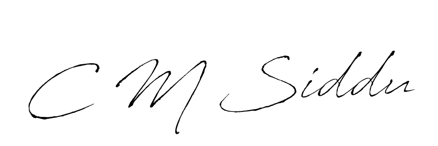 Antro_Vectra is a professional signature style that is perfect for those who want to add a touch of class to their signature. It is also a great choice for those who want to make their signature more unique. Get C M Siddu name to fancy signature for free. C M Siddu signature style 6 images and pictures png