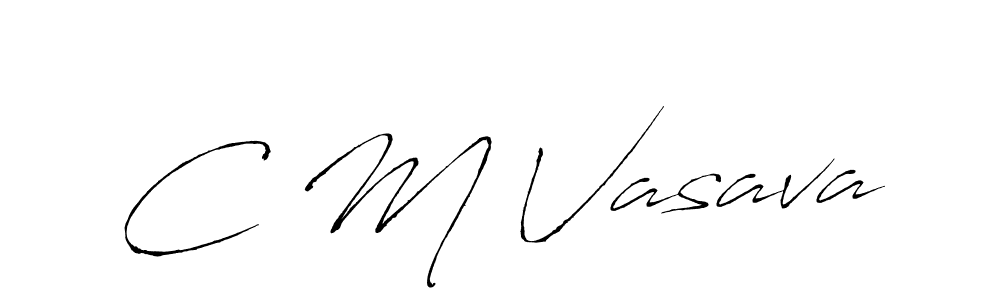 Also You can easily find your signature by using the search form. We will create C M Vasava name handwritten signature images for you free of cost using Antro_Vectra sign style. C M Vasava signature style 6 images and pictures png