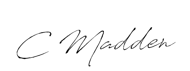 You should practise on your own different ways (Antro_Vectra) to write your name (C Madden) in signature. don't let someone else do it for you. C Madden signature style 6 images and pictures png