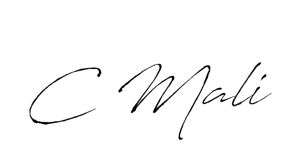 Create a beautiful signature design for name C Mali. With this signature (Antro_Vectra) fonts, you can make a handwritten signature for free. C Mali signature style 6 images and pictures png