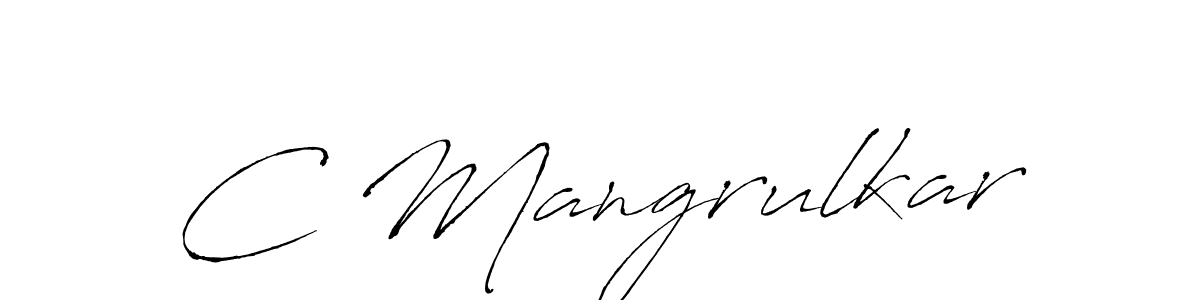 Best and Professional Signature Style for C Mangrulkar. Antro_Vectra Best Signature Style Collection. C Mangrulkar signature style 6 images and pictures png