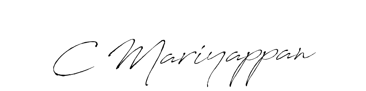 Also You can easily find your signature by using the search form. We will create C Mariyappan name handwritten signature images for you free of cost using Antro_Vectra sign style. C Mariyappan signature style 6 images and pictures png