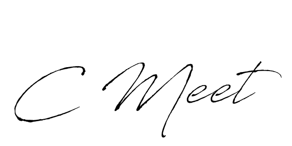 It looks lik you need a new signature style for name C Meet. Design unique handwritten (Antro_Vectra) signature with our free signature maker in just a few clicks. C Meet signature style 6 images and pictures png