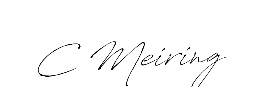 C Meiring stylish signature style. Best Handwritten Sign (Antro_Vectra) for my name. Handwritten Signature Collection Ideas for my name C Meiring. C Meiring signature style 6 images and pictures png