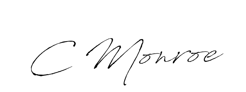 Antro_Vectra is a professional signature style that is perfect for those who want to add a touch of class to their signature. It is also a great choice for those who want to make their signature more unique. Get C Monroe name to fancy signature for free. C Monroe signature style 6 images and pictures png