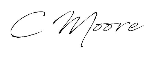 Use a signature maker to create a handwritten signature online. With this signature software, you can design (Antro_Vectra) your own signature for name C Moore. C Moore signature style 6 images and pictures png