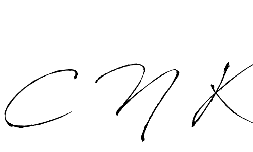 How to make C N K name signature. Use Antro_Vectra style for creating short signs online. This is the latest handwritten sign. C N K signature style 6 images and pictures png