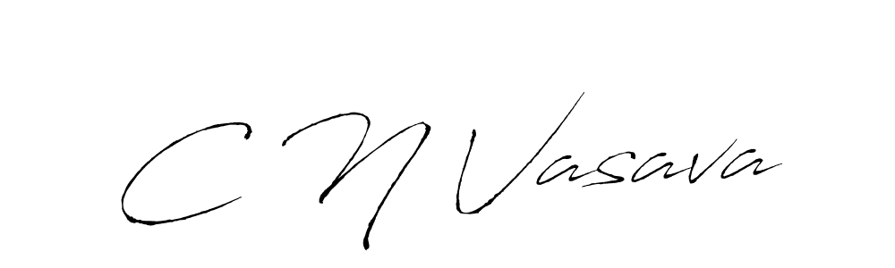 You should practise on your own different ways (Antro_Vectra) to write your name (C N Vasava) in signature. don't let someone else do it for you. C N Vasava signature style 6 images and pictures png