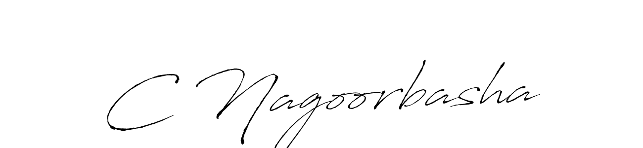 if you are searching for the best signature style for your name C Nagoorbasha. so please give up your signature search. here we have designed multiple signature styles  using Antro_Vectra. C Nagoorbasha signature style 6 images and pictures png