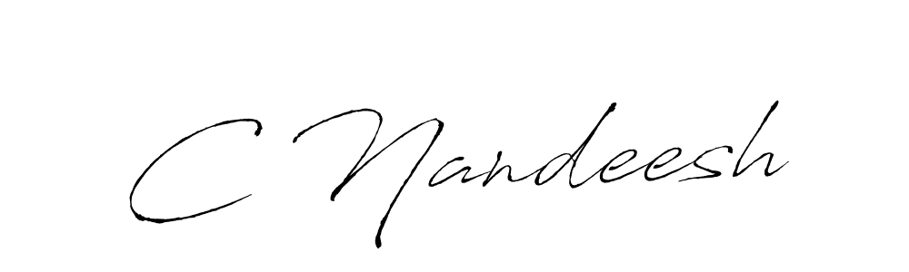 Best and Professional Signature Style for C Nandeesh. Antro_Vectra Best Signature Style Collection. C Nandeesh signature style 6 images and pictures png