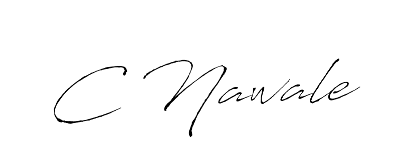 C Nawale stylish signature style. Best Handwritten Sign (Antro_Vectra) for my name. Handwritten Signature Collection Ideas for my name C Nawale. C Nawale signature style 6 images and pictures png