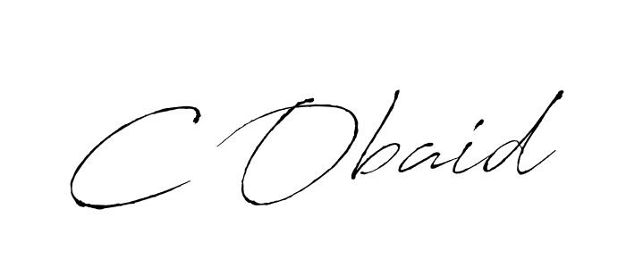 Make a beautiful signature design for name C Obaid. Use this online signature maker to create a handwritten signature for free. C Obaid signature style 6 images and pictures png