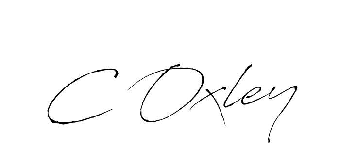 How to make C Oxley name signature. Use Antro_Vectra style for creating short signs online. This is the latest handwritten sign. C Oxley signature style 6 images and pictures png