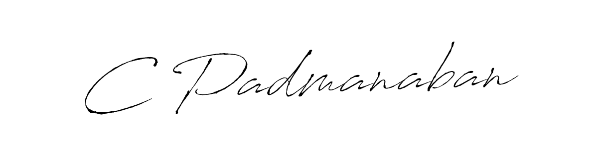 if you are searching for the best signature style for your name C Padmanaban. so please give up your signature search. here we have designed multiple signature styles  using Antro_Vectra. C Padmanaban signature style 6 images and pictures png