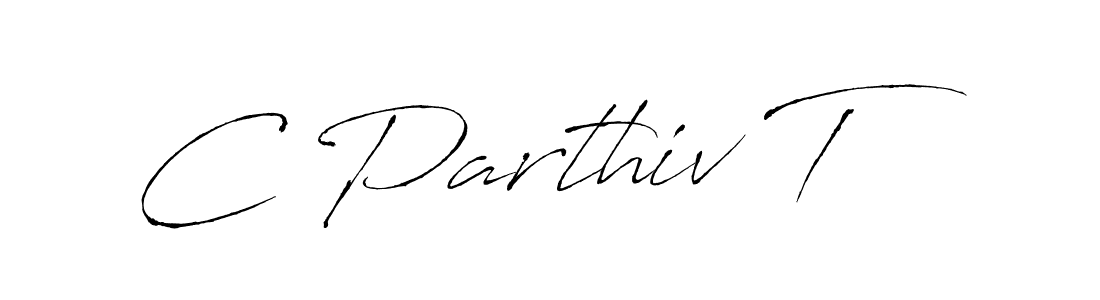 if you are searching for the best signature style for your name C Parthiv T. so please give up your signature search. here we have designed multiple signature styles  using Antro_Vectra. C Parthiv T signature style 6 images and pictures png