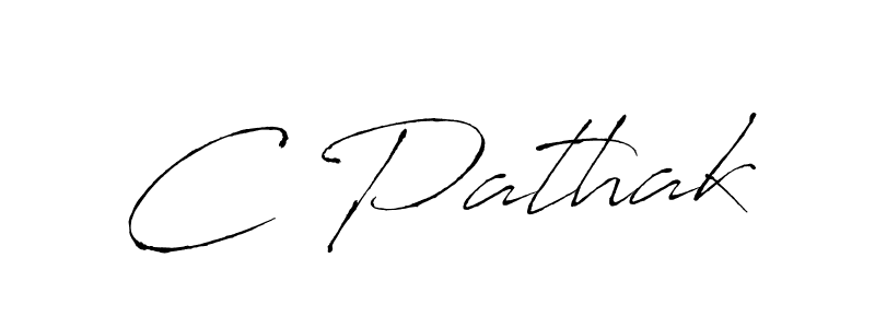 You should practise on your own different ways (Antro_Vectra) to write your name (C Pathak) in signature. don't let someone else do it for you. C Pathak signature style 6 images and pictures png