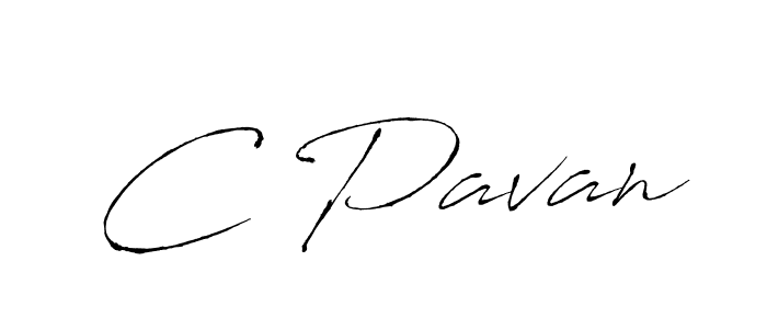 Make a beautiful signature design for name C Pavan. Use this online signature maker to create a handwritten signature for free. C Pavan signature style 6 images and pictures png