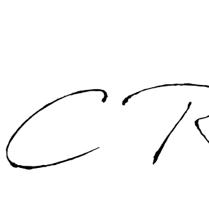 C R stylish signature style. Best Handwritten Sign (Antro_Vectra) for my name. Handwritten Signature Collection Ideas for my name C R. C R signature style 6 images and pictures png