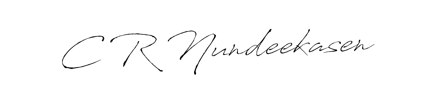 Here are the top 10 professional signature styles for the name C R Nundeekasen. These are the best autograph styles you can use for your name. C R Nundeekasen signature style 6 images and pictures png