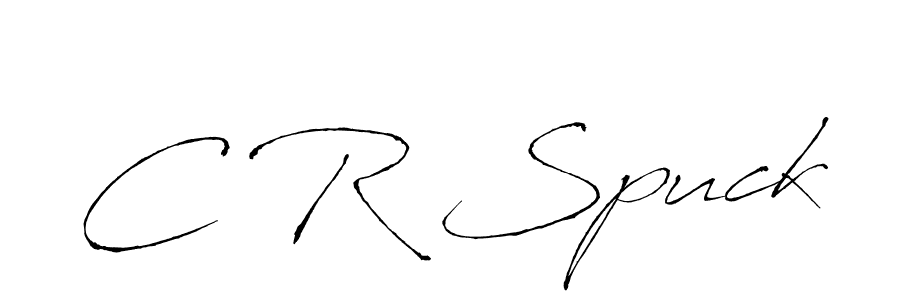 This is the best signature style for the C R Spuck name. Also you like these signature font (Antro_Vectra). Mix name signature. C R Spuck signature style 6 images and pictures png