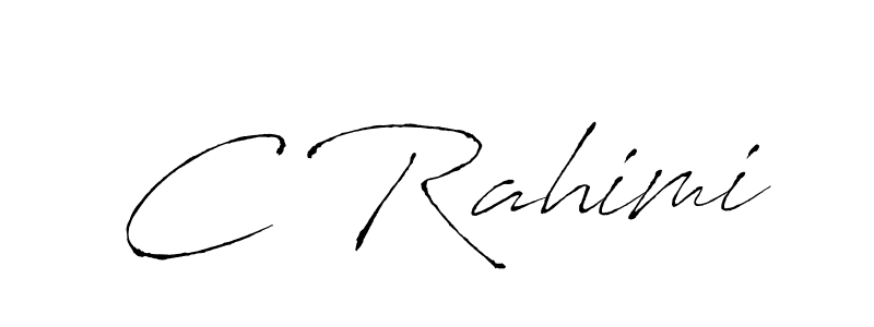 This is the best signature style for the C Rahimi name. Also you like these signature font (Antro_Vectra). Mix name signature. C Rahimi signature style 6 images and pictures png