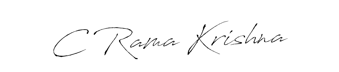 Make a short C Rama Krishna signature style. Manage your documents anywhere anytime using Antro_Vectra. Create and add eSignatures, submit forms, share and send files easily. C Rama Krishna signature style 6 images and pictures png