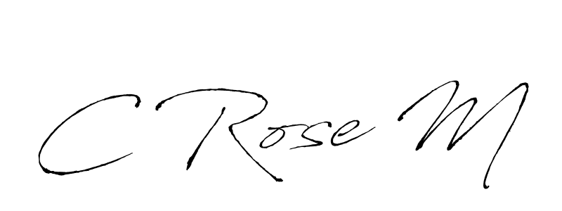 Use a signature maker to create a handwritten signature online. With this signature software, you can design (Antro_Vectra) your own signature for name C Rose M. C Rose M signature style 6 images and pictures png