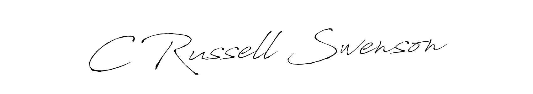 Make a beautiful signature design for name C Russell Swenson. Use this online signature maker to create a handwritten signature for free. C Russell Swenson signature style 6 images and pictures png