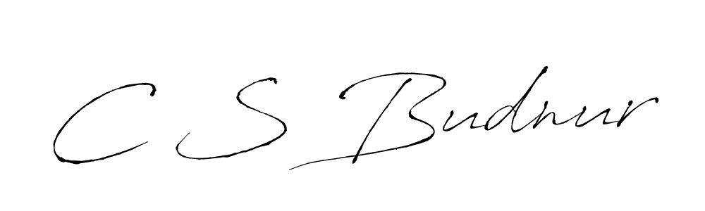 How to make C S Budnur signature? Antro_Vectra is a professional autograph style. Create handwritten signature for C S Budnur name. C S Budnur signature style 6 images and pictures png