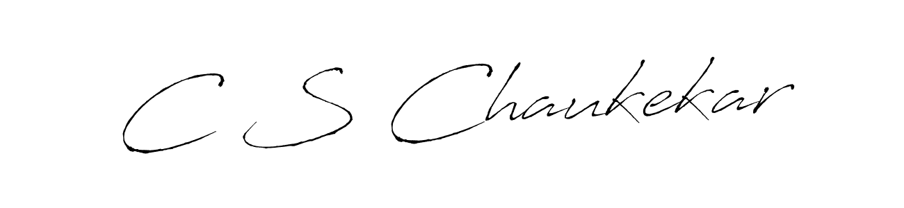 You should practise on your own different ways (Antro_Vectra) to write your name (C S Chaukekar) in signature. don't let someone else do it for you. C S Chaukekar signature style 6 images and pictures png