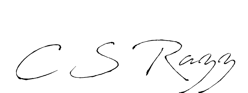 Make a beautiful signature design for name C S Razz. With this signature (Antro_Vectra) style, you can create a handwritten signature for free. C S Razz signature style 6 images and pictures png