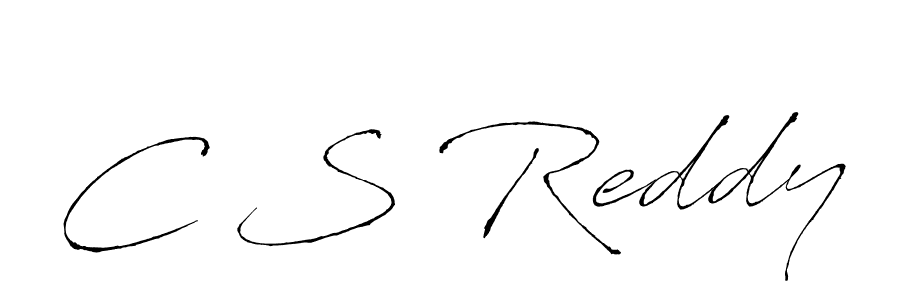 Create a beautiful signature design for name C S Reddy. With this signature (Antro_Vectra) fonts, you can make a handwritten signature for free. C S Reddy signature style 6 images and pictures png