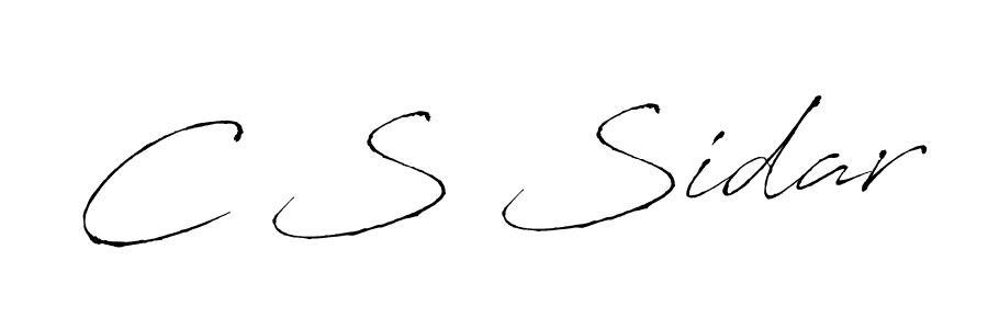 if you are searching for the best signature style for your name C S Sidar. so please give up your signature search. here we have designed multiple signature styles  using Antro_Vectra. C S Sidar signature style 6 images and pictures png