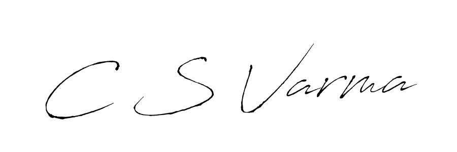 How to make C S Varma name signature. Use Antro_Vectra style for creating short signs online. This is the latest handwritten sign. C S Varma signature style 6 images and pictures png