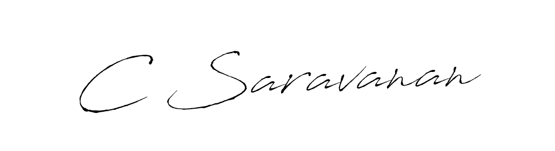 Use a signature maker to create a handwritten signature online. With this signature software, you can design (Antro_Vectra) your own signature for name C Saravanan. C Saravanan signature style 6 images and pictures png