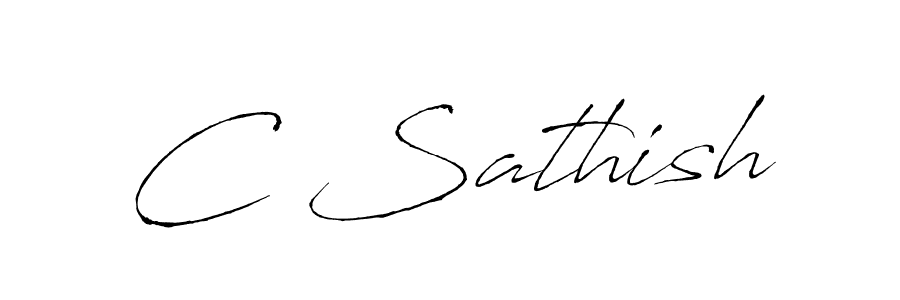 It looks lik you need a new signature style for name C Sathish. Design unique handwritten (Antro_Vectra) signature with our free signature maker in just a few clicks. C Sathish signature style 6 images and pictures png