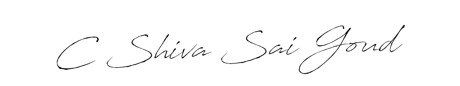 You can use this online signature creator to create a handwritten signature for the name C Shiva Sai Goud. This is the best online autograph maker. C Shiva Sai Goud signature style 6 images and pictures png